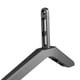 thumbnail image 3 of Yuarrent Bases de TV de acero de escritorio Pedestal negro Soporte de pantalla Elevador de carga Patas de televisión exquisitas para 32 a 65 Almacenamiento y organización del hogar, 3 of 6