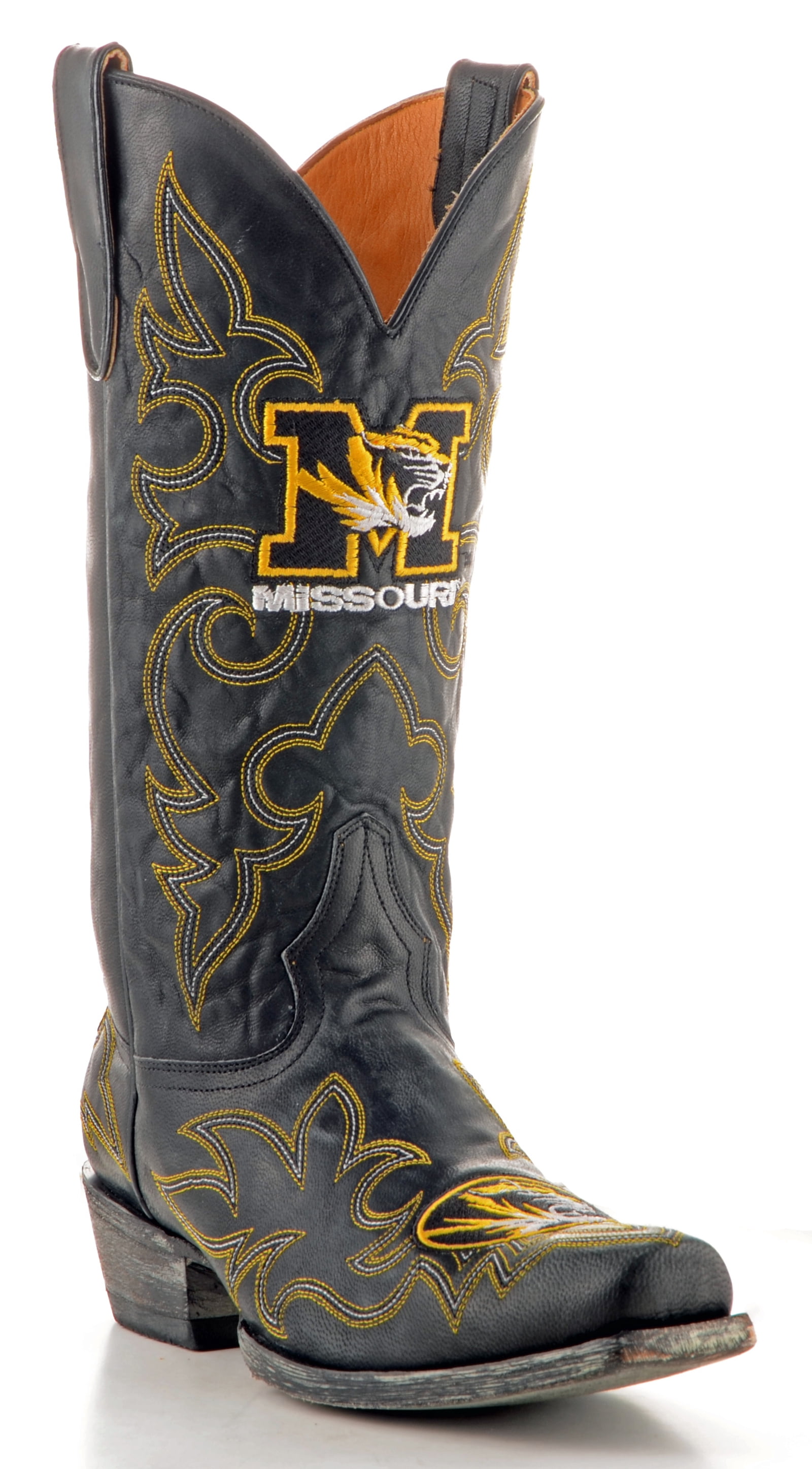 Gameday Boots Mens College Team Missouri Tigers Black MIS-M060-1 by Gameday Boots