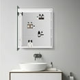 thumbnail image 3 of Dyconn Faucet Edison Tri-color LED Single Door Cabinet Mirror with Touch On/Off Dimmer and FogFree 24W x 30H, 3 of 5