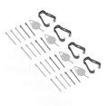 thumbnail image 4 of 20 puntas de repuesto Bling Bling para lápiz óptico Tab S6 Lite SM P610 con 4 pinzas y 4 pines eyectores, 4 of 12