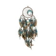 thumbnail image 2 of Kraoden Turquoise Tree of Life Dreamcatcher Charm with Colorful Feathers, Boho Wall Decoration for Home and Office, 2 of 6