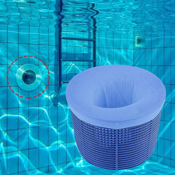 Pool Skimmer Socks for In Ground Pools, Reusable Leaf Catcher Nets for Skimmer Baskets, 5/10 Pack Pool Cleaning Accessories