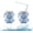 Blue, variant on Cute Portable Bidet for , Lovely Bidet Bottle, 300ml Compact Travel Size Camping Peri Bottle With Retractable and Angle-Adjustable Nozzle for , Outdoors, Camping & Travel Blue (1pc)