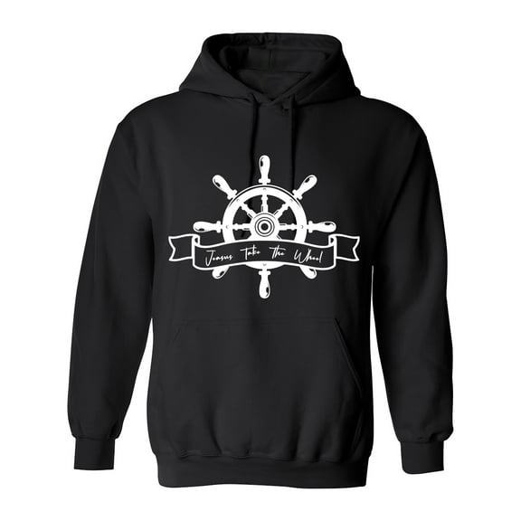 Jesus Take The Wheel Sarcastic Humor Novelty Funny Men's Hoodies