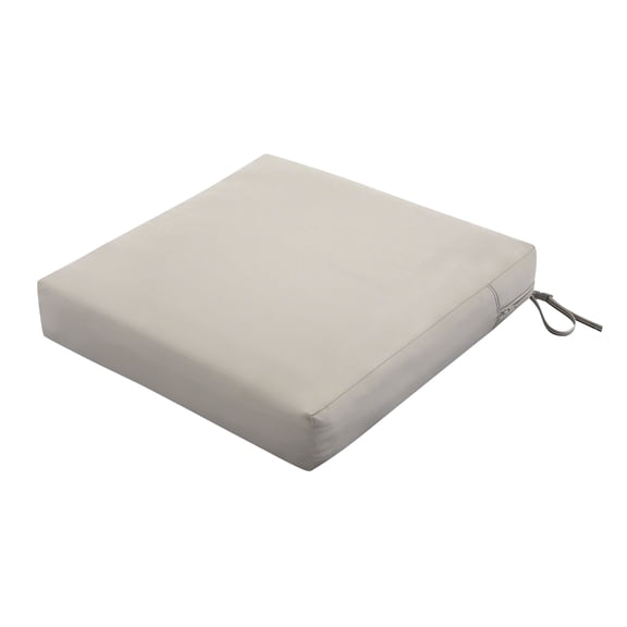 Classic Accessories Ravenna Water-Resistant Patio Lounge Chair/Loveseat Cushion, 21 x 19 x 5 Inch, Mushroom