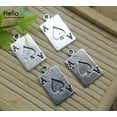 thumbnail image 3 of U8MO 8/30/60X retro Jewelry Making Playing CARDS alloy charms pendants 21x12mm-60pcs, 3 of 4