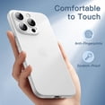 thumbnail image 6 of JETech Ultra Slim (0.35mm Thin) Case for iPhone 15 Pro 6.1-Inch, Camera Lens Cover Full Protection, Lightweight Matte Finish PP Hard Minimalist Case, Support Wireless Charging (White Titanium), 6 of 6