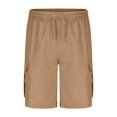 thumbnail image 5 of YABCSAZ Boys Summer Cargo Shorts Casual Gym Shorts Elastic Waist Athletic Shorts Drawstring Hiking Running Sport Shorts Kid's Wide Leg Loose Bermuda Shorts for Teen Boys Basketball Shorts 11 Years, 5 of 7