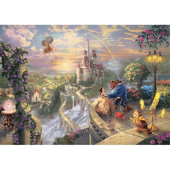 Disney (Beauty and the Beast Falling in Love) MightyPrint™ Wall Art MP24170782