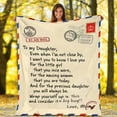 thumbnail image 3 of Comfortable Wrap Blanket Perfect Letter Blanket A Gift For Family Friends Lovers Polyester Blanket,B,Polyester, 3 of 6