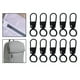 thumbnail image 4 of Fijador de reparación perfecl de cremallera de metal repuesto para mochilas bolsas ma negro, 4 of 8