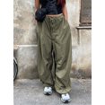 thumbnail image 4 of Txlixc Pantalones de mujer, pantalones elásticos de color sólido Txlixc moda, 4 of 9