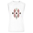 thumbnail image 4 of DailyTrove Women's Geometric Print Sleeveless Tank Top - Polyester Casual Summer & Festival Wear, Stylish for Outings, 4 of 4