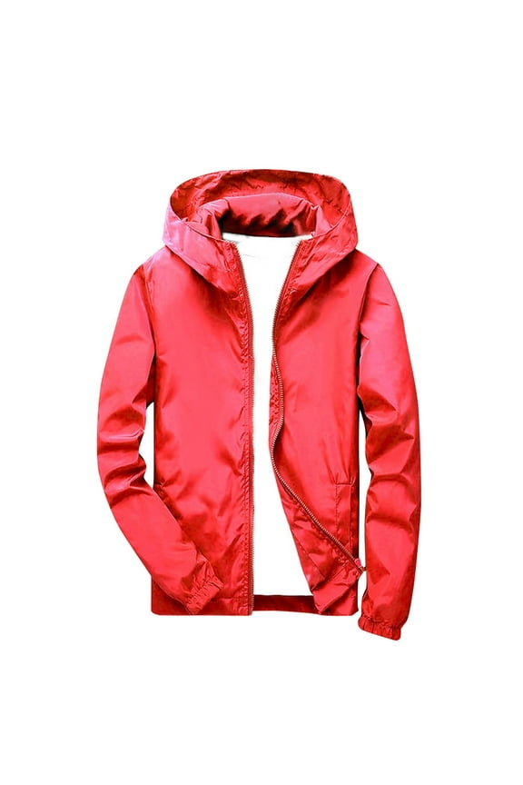 Kids' (3-12Y) Solid Color Softshell Jacket - Waterproof Windproof Hooded Outdoor Casual Jacket for Boys Girls