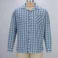 thumbnail image 5 of Aloohaidyvio George Men's Plaid Button Down Shirts Regular Fit Long Sleeve Casual Business Shirts, 5 of 5