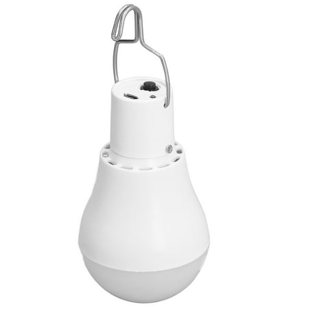 

Solar Powered Light Bulb Solar Light Bulb High Brightness Energy Saving LED Chip ABS Material Shell Wear For Outdoor Camping For Emergency