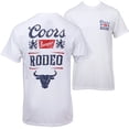 thumbnail image 1 of Coors T-Shirt Imprimé devant et derrière Style Rétro Banquet Rodeo - Petit, 1 of 3