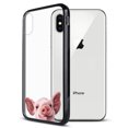 thumbnail image 6 of FINCIBO Slim TPU Bumper + Clear Hard Back Cover for Apple iPhone X, Baby Pig, 6 of 6