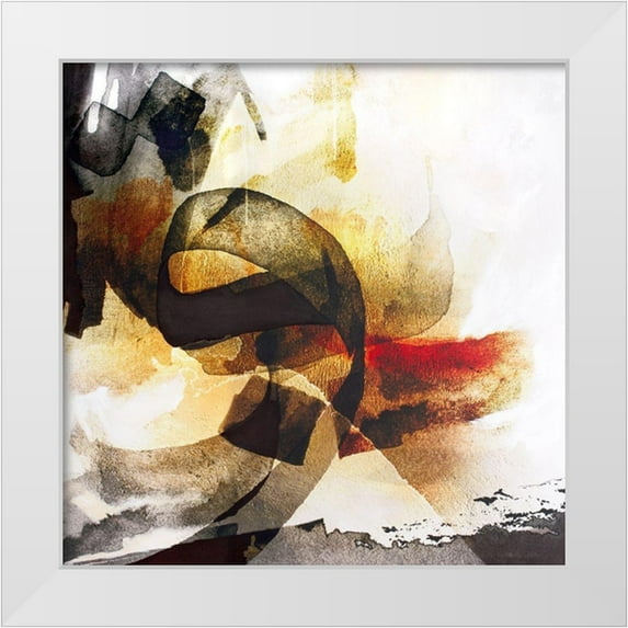 Abbas, Helen 26x26 White Modern Wood Framed Museum Art Print Titled - Ramad II