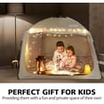 thumbnail image 5 of Bed Tent Bed Canopy Full Size for Adult and Kids - Portable Sleeping Tents Indoor Dream Tents 70% Blackout with String Light 3 Doors Breathable Privacy Space Tents, 5 of 9