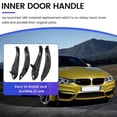 thumbnail image 1 of Interior Door Carbon Fiber Color Pull Handle Inside Trim for 3 4 Series F30 F31 F32 F33 F34 F35 F36, 1 of 5