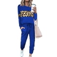 thumbnail image 1 of Conjunto Deportivo PRETTYGARDEN 2025 Leopardo Azul 2 Piezas Talle S, 1 of 6
