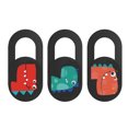 thumbnail image 4 of CIMAXIC 3Pcs Laptop Camera Cover Slide Dinosaur Pattern Webcam Privacy Lens Protector,0.75"X0.28"X0.04", 4 of 4