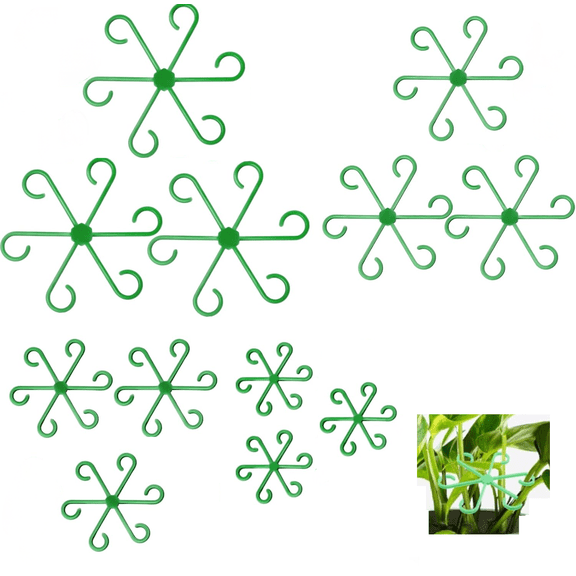Ngardk 12 Pack Plant Stem Support, Climbing Holders and Accessories for Indoor Plants