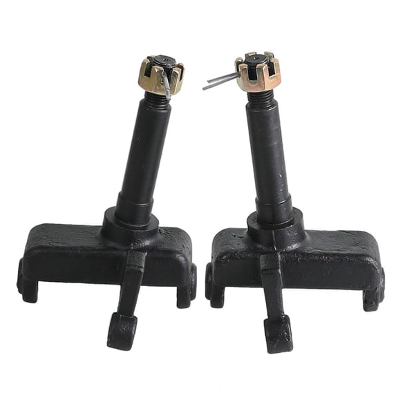 17mm Left and Right Steering Knuckles Front Steering Strut Knuckle Spindle for Drum Brake ATV Quad Buggy 4 Wheelers Go Kart 125cc 150cc 200cc 250cc