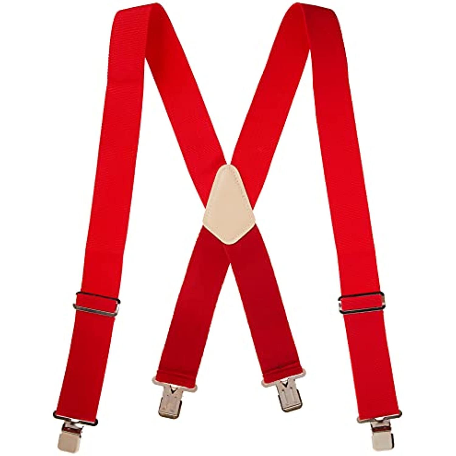 110RED 2 Wide Red Work Suspenders - image 2 of 5