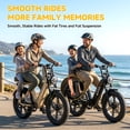 thumbnail image 6 of TST Electric Bike for Women, 750W Peak 1500W Motor, 48V15AH Battery, 20" x 4" Fat Tire, Hydraulic Disc Brakes, Tested to UL 2849 Standard by SGS, 6 of 9