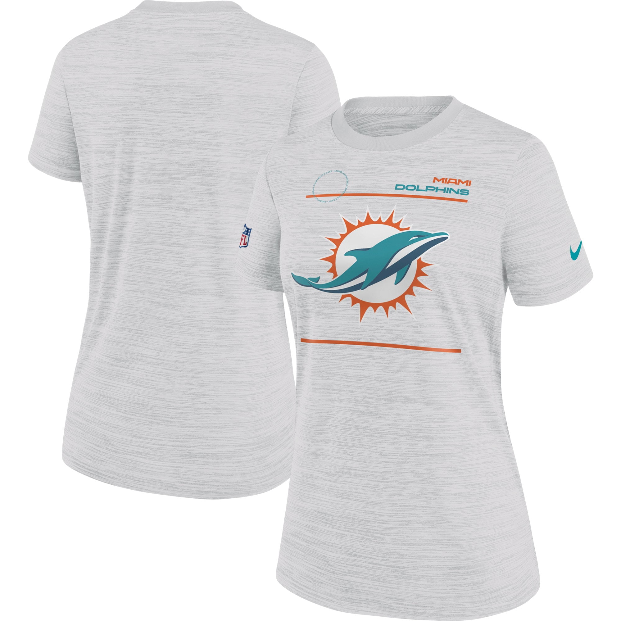 grey miami dolphins t shirt