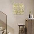 thumbnail image 7 of WYZCTTD 4 Pcs Geometric Grid Mirror Wall Stickers Acrylic Square Frame Decal, 7 of 7