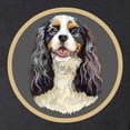 thumbnail image 3 of CafePress - Cavalier King Charles - Women's Long Sleeve Charcoal Gray Pajamas, 3 of 3