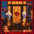 thumbnail image 2 of Luces colgantes LED Injueey candelabro fantasma Halloween naranja, 2 of 6