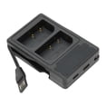 thumbnail image 2 of Batería de cámara dual protección de seguridad inteligente de viaje de 5 V Batería USB dual de alta velocidad con pantalla LCD para Gh5ll para S5 GH6 para DC S5GK, 2 of 8