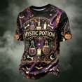 thumbnail image 4 of YNGKMEA Mens Halloween Shirts Novelty Graphic Tshirts Spooky Pumpkin Ghost Costume Horror 3D Print Short Sleeve Crewneck Tops, 4 of 4
