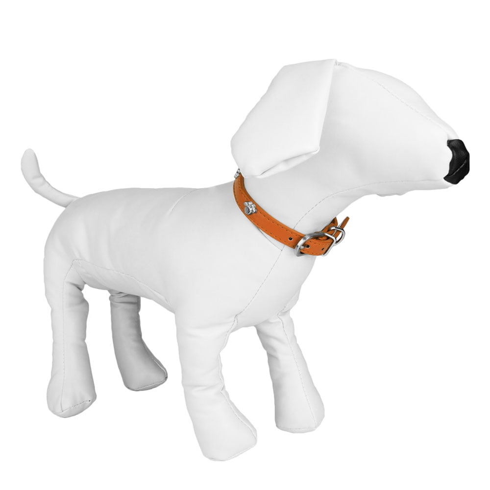 CUECUEPET Adjustable Dog Collar with Embellished Paw Bling Charms [Multiple Sizes]