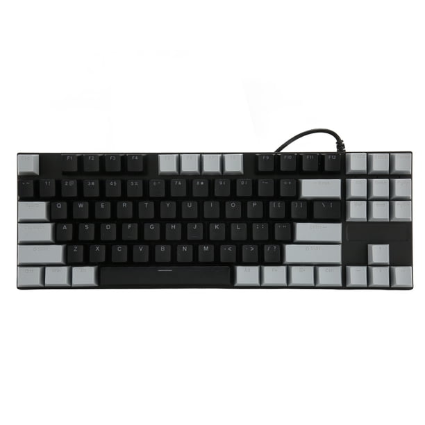 Teclado De La Computadora, 87 Teclas KeyCap Mechanical Keyboard RGB Retroiluminado Para PC