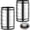2, variant on 2 Pcs 4 Inch XL Flexible Pipe Coupling Connector Fitting with Stainless Shield for Below Ground Plastic, Cast Iron, Steel Pipes