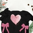 thumbnail image 4 of Xixinqiwan Plus Size Women Love Heart Sweatshirt,Women's Round Neck Raglan Sleeves Long Sleeved Valentine's Day Love Printed Top Sweater, 4 of 6