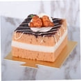 thumbnail image 3 of WHAMVOX 100pcs Dessert Board Tray Paper Cake Dessert Mat Small Square Weddings, 3 of 7