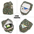 thumbnail image 5 of FORMRS Mini Backpack Purse for Women Quilted Travel Daypack Casual Shoulder Bag, Forest Mushroom Pattern, 5 of 7