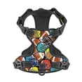 thumbnail image 4 of Lsque American Football Dog Harness, No-Pull Pet Harness with 2 Leash Clips, Adjustable Soft Padded Dog Vest with Easy Control Handle for Large Dogs-Medium, 4 of 9