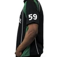 thumbnail image 5 of Men's Guinness Short Sleeve Pullover Black and Green Rugby Shirt, XXX-Large, 5 of 8