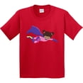 thumbnail image 3 of Inktastic African American Girl, Cape, Superhero Girl Youth T-Shirt, 3 of 5