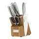 thumbnail image 1 of Cuisinart Juego de bloques de cubiertos Essentials de acero inoxidable de 7 piezas con afilador incorporado, 1 of 5