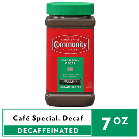 Community® Coffee Café Special® Decaf Medium-Dark Roast Instant Coffee 7 oz Jar