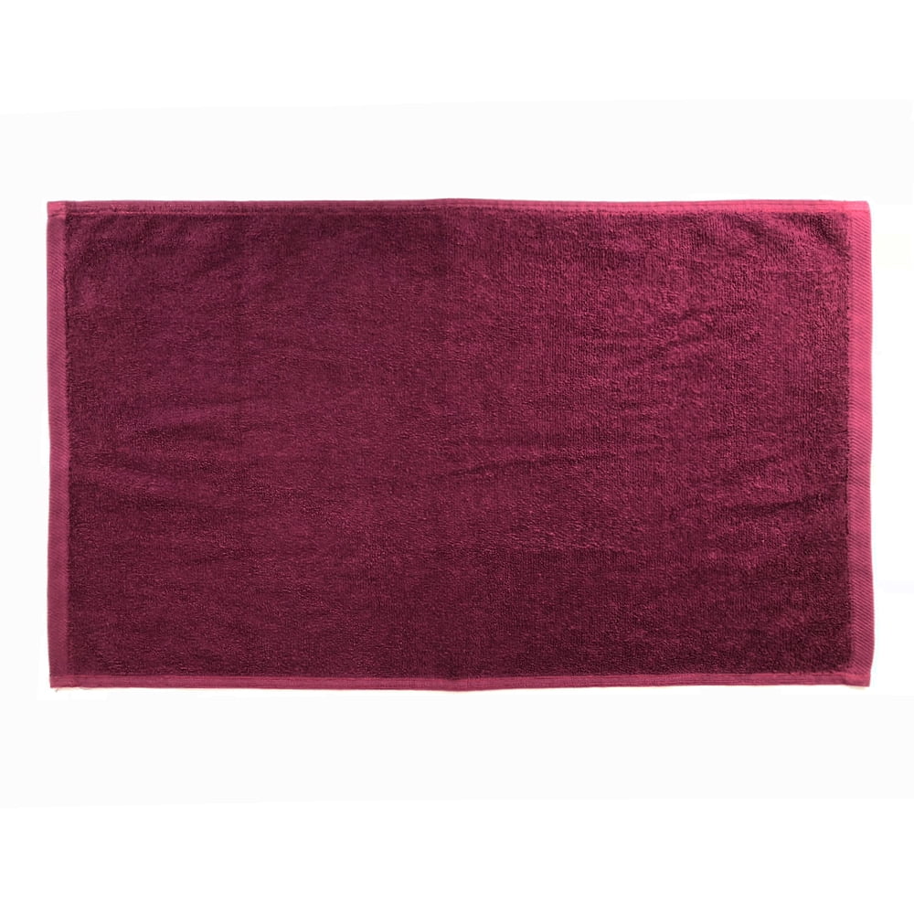 Arkwright Bleach Safe Sr. Salon Towels - 100% Ring Spun Cotton Hand Towel for Spa - (12 Pack) Burgundy