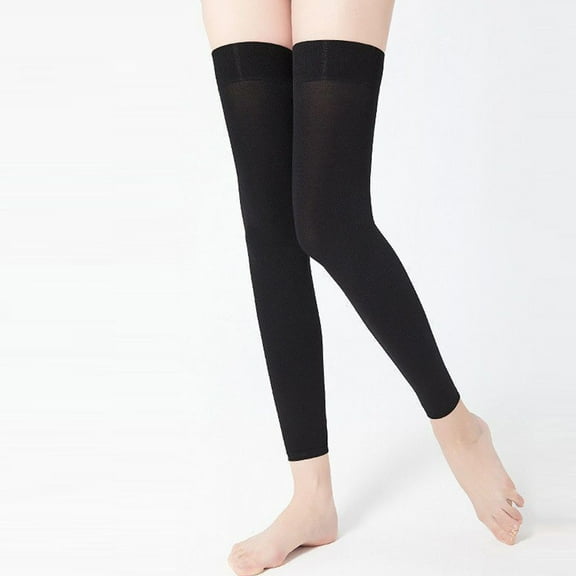 Ovbmpzd Women's Tights Thigh High Footless Black Pantyhose Lightweight Compression Warm Leggings Tights for Women